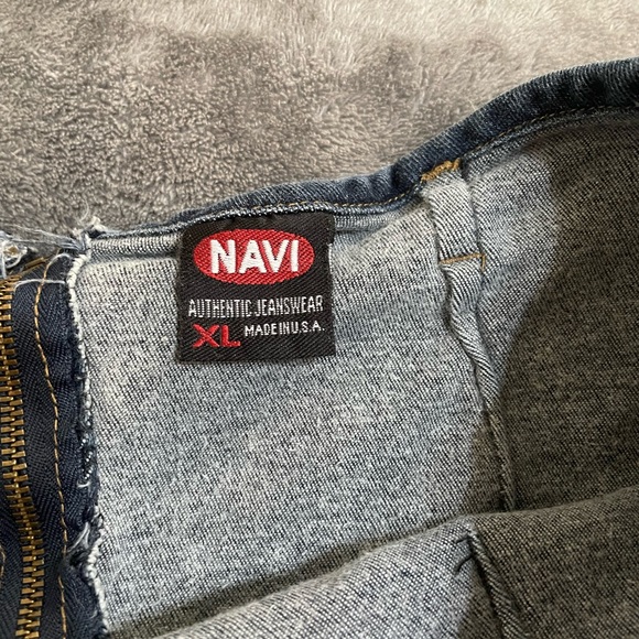 Navi Distressed Jean Skirt - Picture 3 of 3